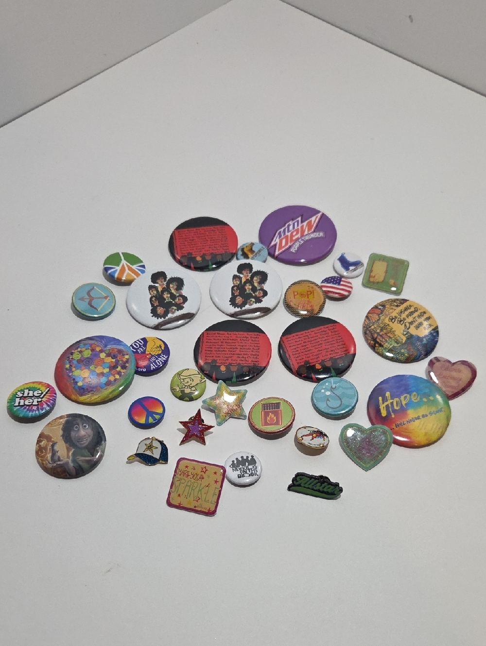 Button pins